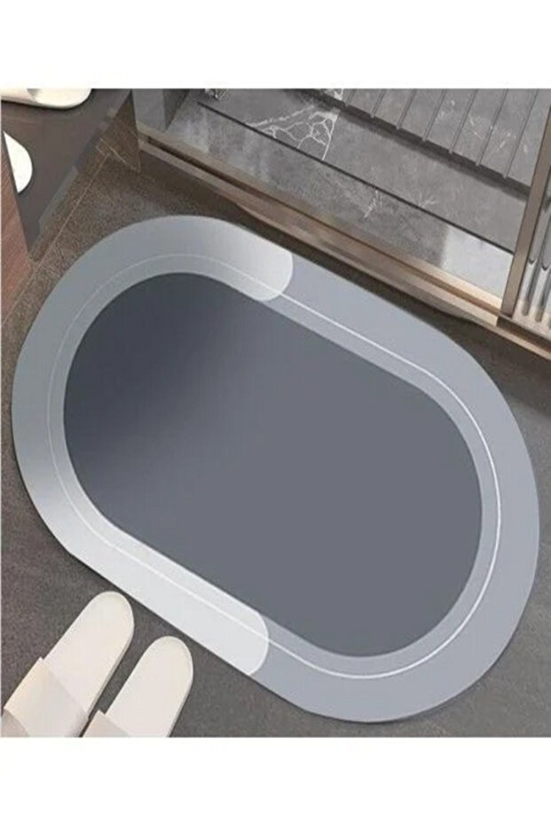 OVAL SUPER ABSORBENT BATHROOM MAT
