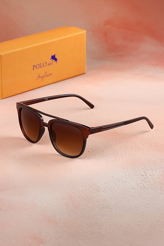 Uv400 Protection Women's Sunglasses Brown Plg-2080C2