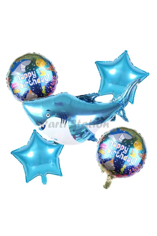 Ocean Creatures Shark Theme Shark Balloon Set Shark Balloon Birthday Party Set