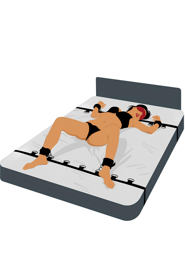 Fantasy Bed Tie Straps 902E - 1