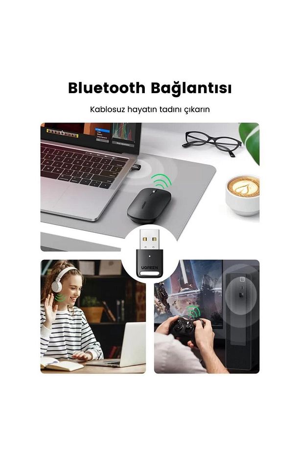 Usb Bluetooth 5.0 Mini Dongle Adaptör - 7