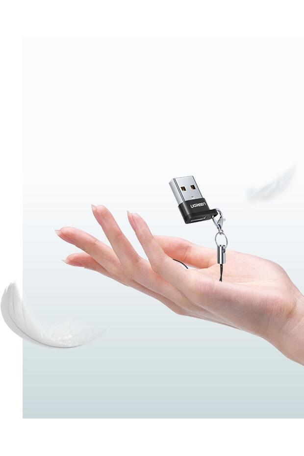 Usb-a Erkek To Usb Type-c Dişi Çevirici Dönüştürücü Adaptör - 2