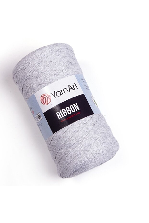 Rıbbon - إكسسوار حبل محبوك يدويًا رمادي فاتح-756