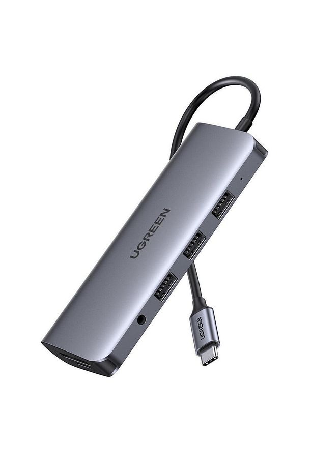 Type-c To Usb 3.0 Hdmı Vga Rj45 Tf Sd 3.5mm Aux Pd Dönüştürücü Adaptör - 1