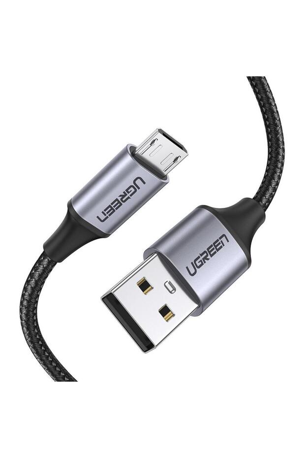 Premium Micro Usb Şarj Ve Data Kablosu Siyah 50 Cm - 2