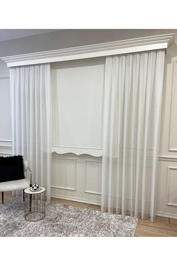 Krem Rengi Stor Perde - 2