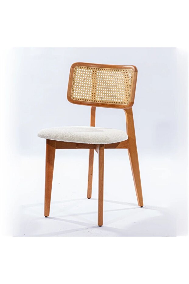 Zion Sandalye Hasırlı Döşemeli (4 ADET) - 1