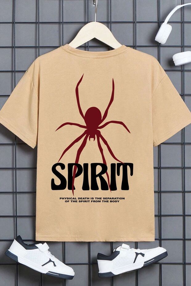 Kids Spirit Printed Cotton T-shirt