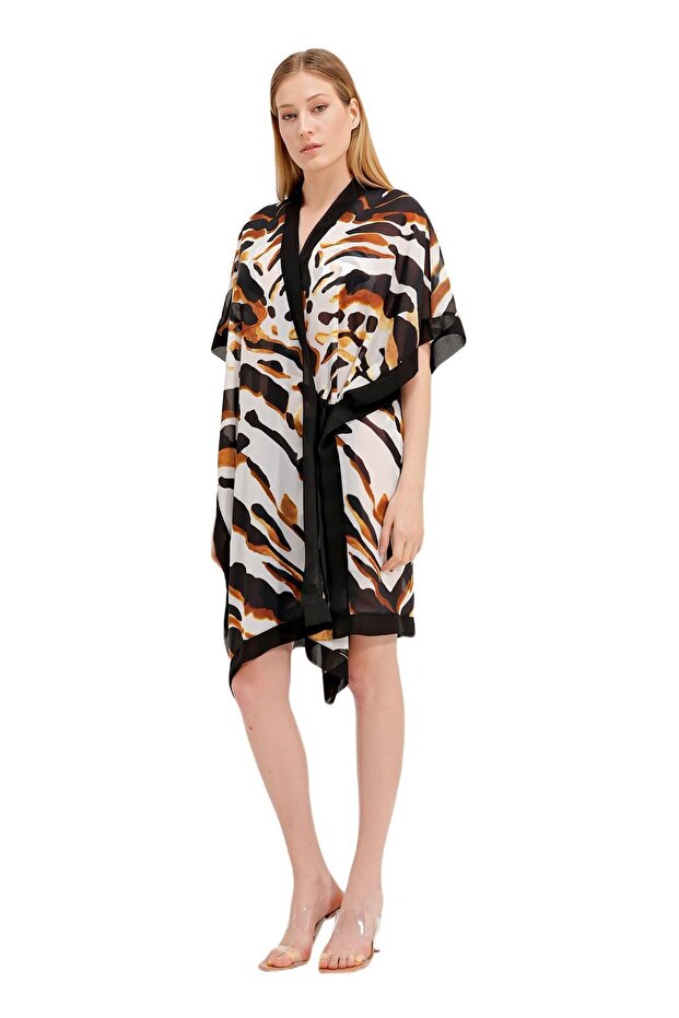 فستان ذكي منقوش - 2