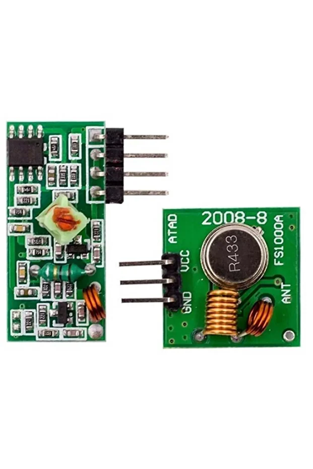 433mhz Rf Alıcı-verici Modül Takımı - Arduino Uyumlu Kablosuz Haberleşme Seti - 1