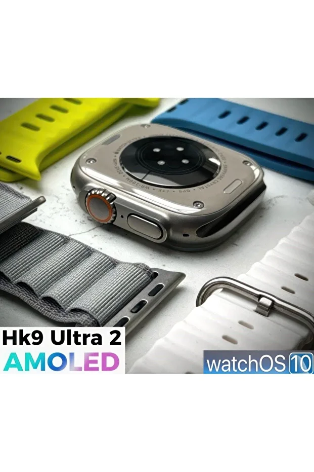 Hk9 Ultra 2 Max Plus 2024 Yeni Model (WATCHOS 10 IŞLETİM SİTEMİ CHATGPT AMOLED 4K EKRAN) - 6