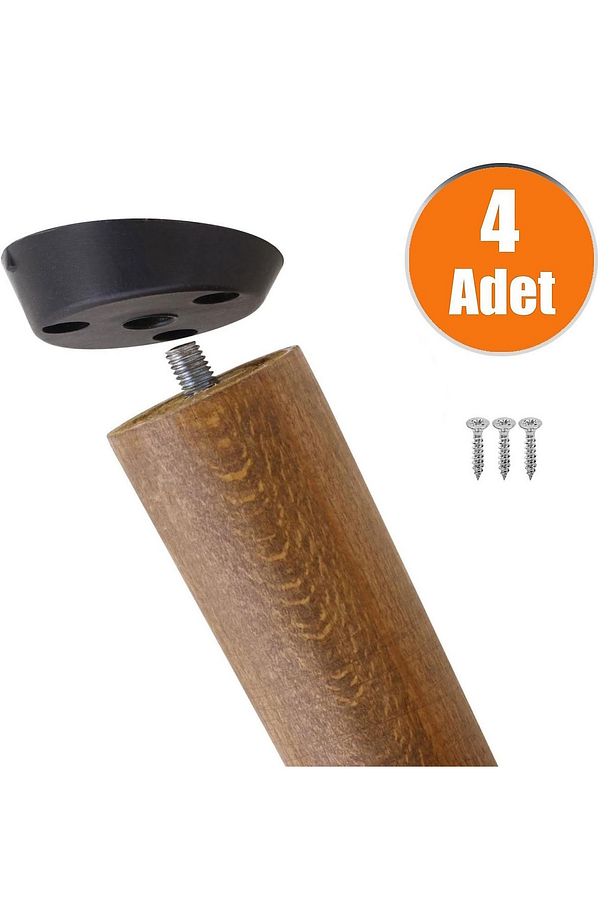 Açılı Konik Ayak Aparatı - Ahşap Zigon Sehpa Ayak Aparatı - 1