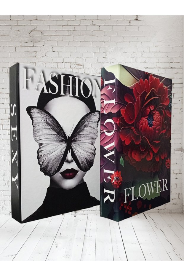 Decorative Book-Looking Box 2-Piece Set Decorative Book Looking Box