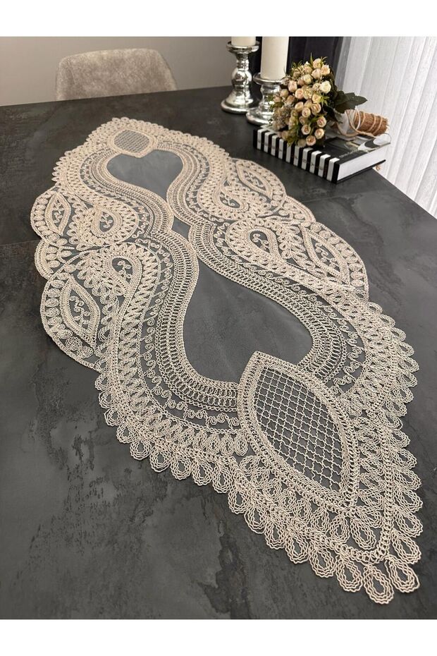 Lace Tablecloth Runner (Large Size) - 1