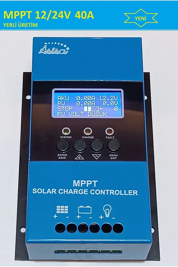 40 AMPER 12 /24 VOLT MPPT SOLAR ŞARJ KONTROL CİHAZI - MPPT 100/40A - 1