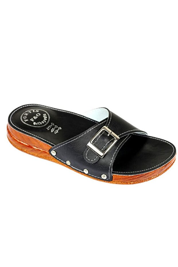 Women's Epin Heel Spur Slippers Black
