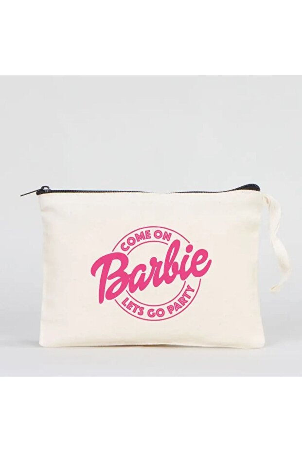 COME ON LETS GO PARTY PINK GIFT MAKEUP BAG CLUTCH