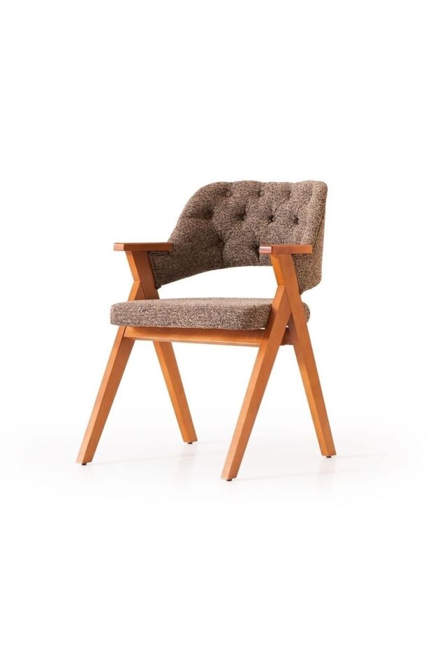 Arow Ahşap Ayak Bukle Silinebilir Kumaş - 2