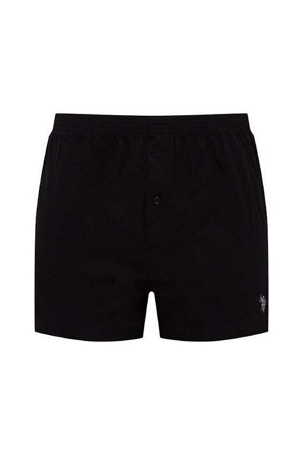 Erkek %100 Pamuklu Siyah Boxer Şort - 4