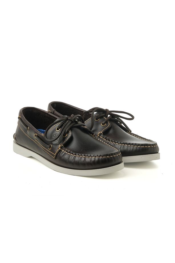 Erkek Oxford ( Klasik) AG- 20060-A2 John May Pullup Kahve 969-TBN OFF WHITE - 3