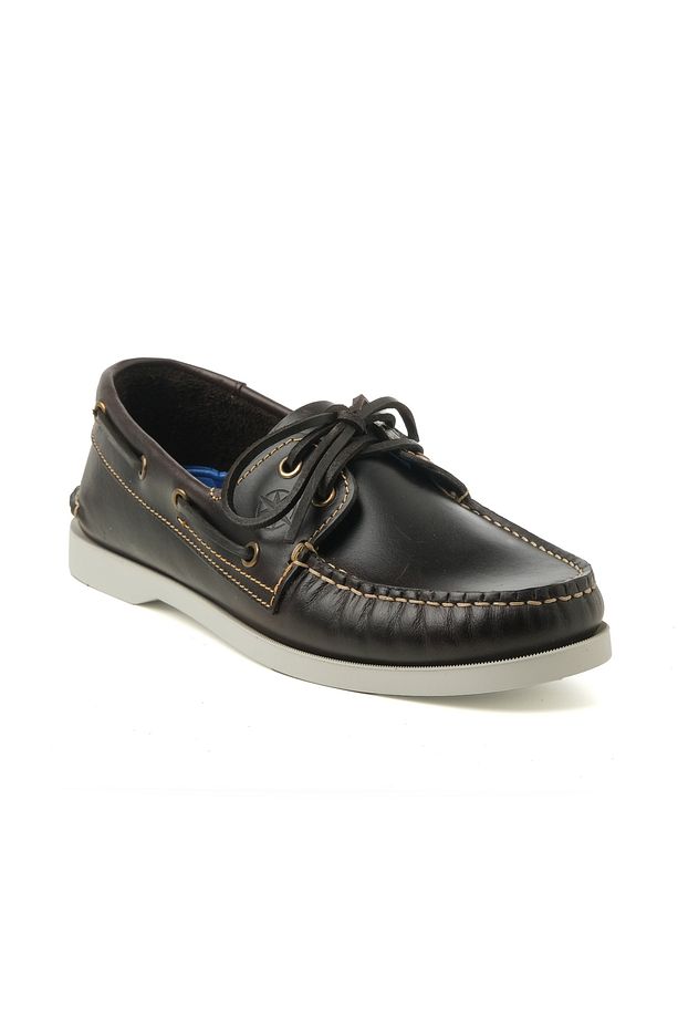 Erkek Oxford ( Klasik) AG- 20060-A2 John May Pullup Kahve 969-TBN OFF WHITE - 1