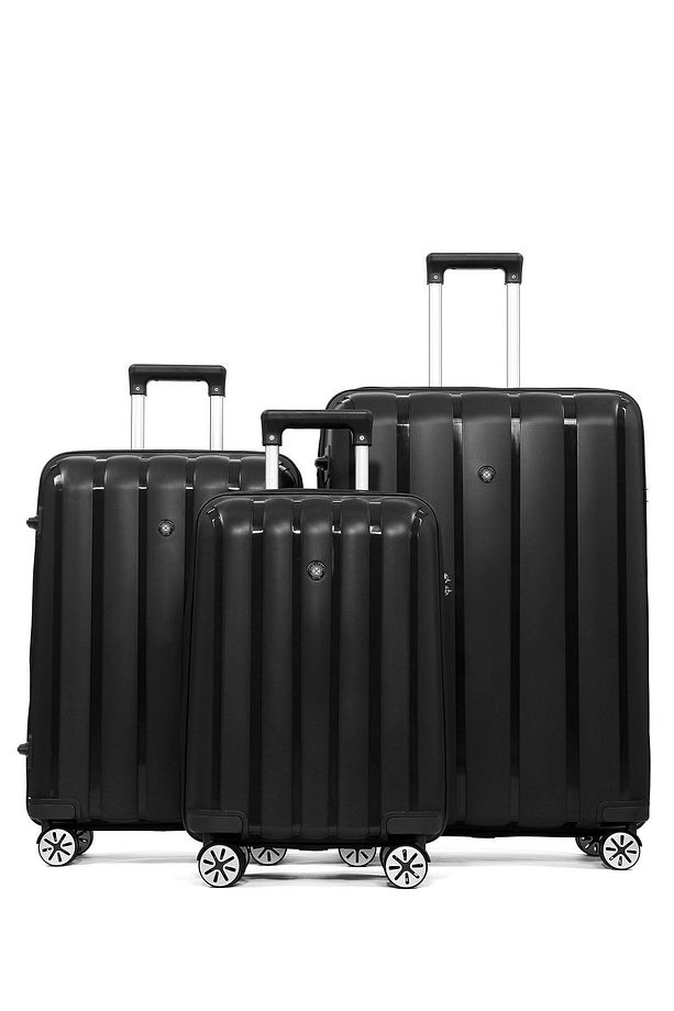 Cengiz Pakel Policarbon 3lü Valiz Seti 20305-set-siyah - 1