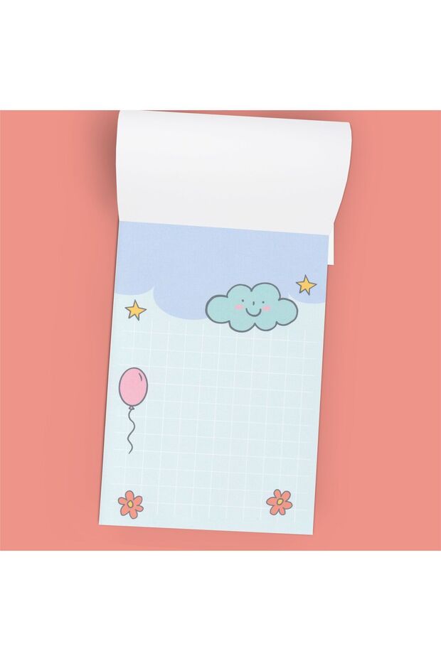 4 Adet - A6 Ebat Mini Bloknot, Notepad, Memopad, Yapılacaklar Listesi, Planlayıcı, To Do List - 3