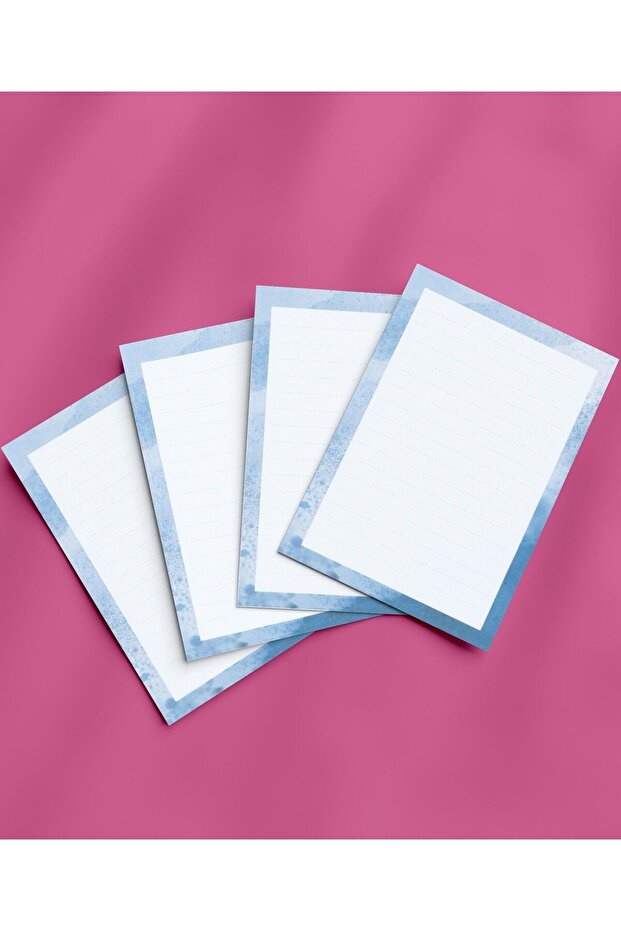 4 Pieces - A6 Size Mini Notepad, Memopad, To-Do List, Planner