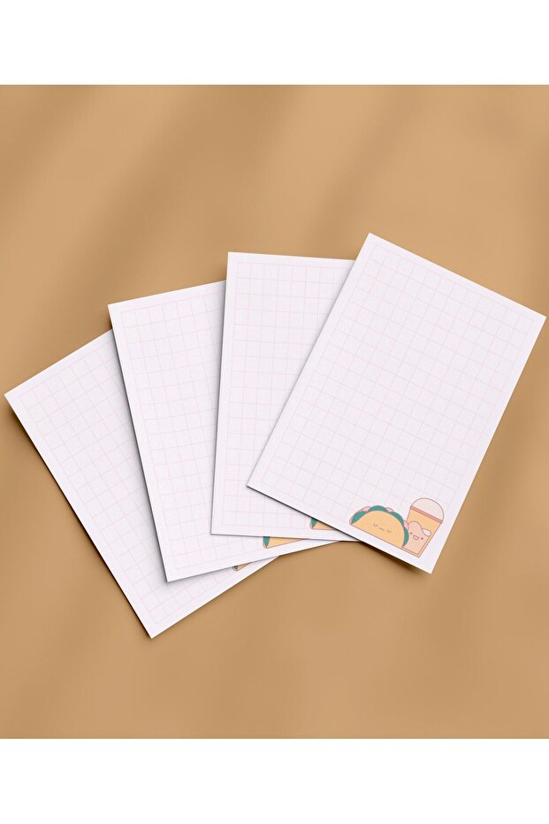 4 Pieces A6 Mini Memo Pad - Notepad, Memopad, To Do List, Planner, To Do List