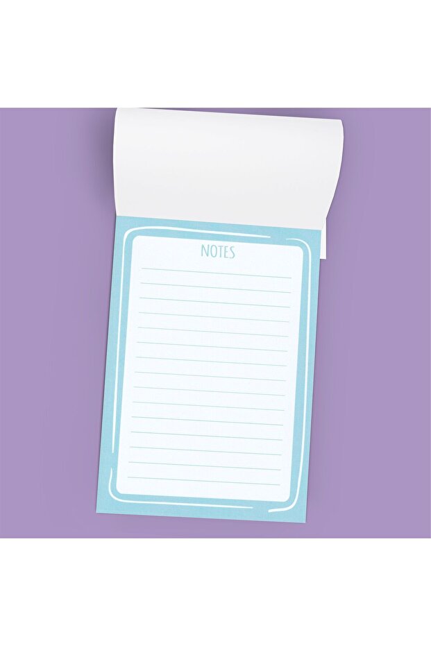 4 قطع - مقاس A6 - مذكرة غراء علوي - مذكرة غراء - حامل ملاحظات منقوش - لوحة ملاحظات - دفتر ملاحظات - 4