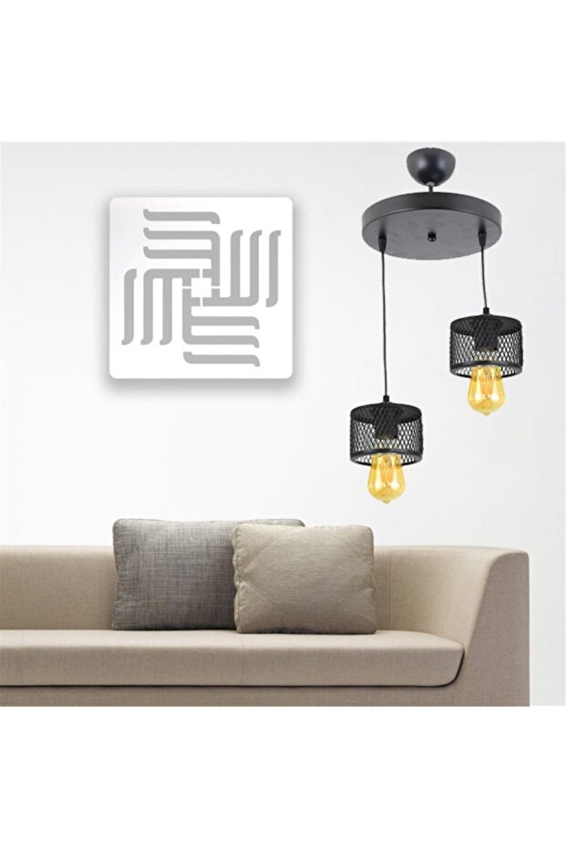 Üçlü Kafes Model Modern Sarkıt Avize - 1