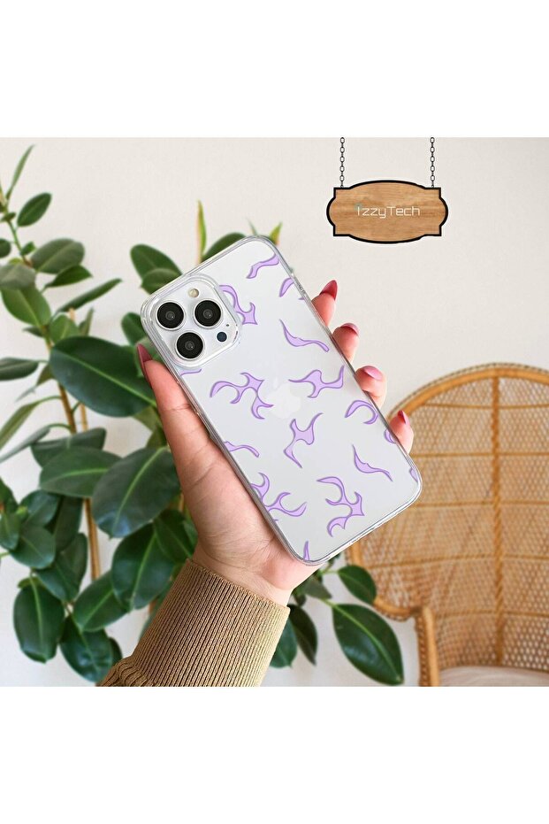 حافظة متوافقة مع هاتف iPhone 13، غطاء ناعم واقٍ بتصميم شفاف - 1