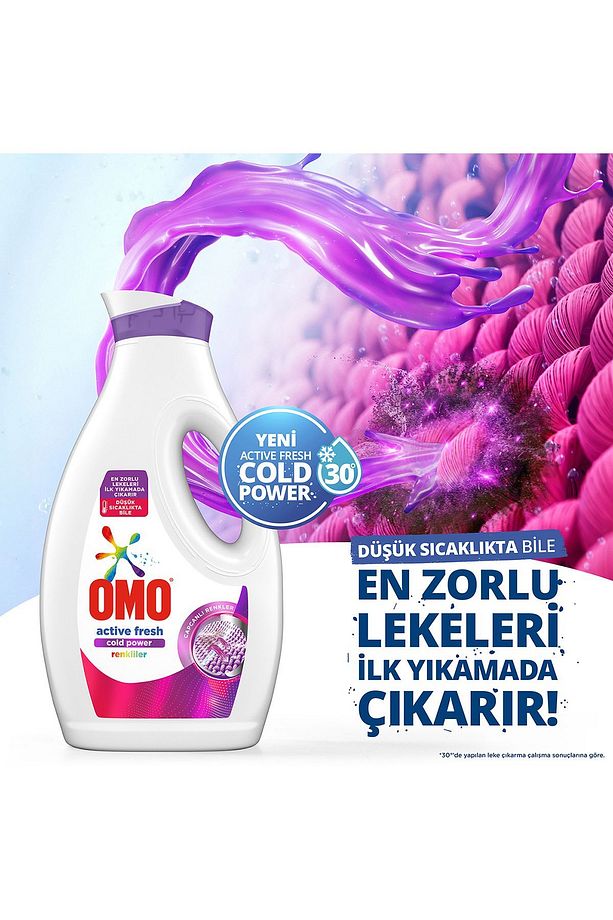 Deterjan Active Fresh Cold Power Renkliler 1690 ml X2 Active Cold Power Siyahlar 1690ml X1 - 6