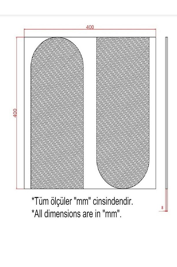 ALAÇATI DUVAR PANELİ (6 ADET) Dekoratif, Duvar Çıtası, Ahşap Duvar Paneli, Boyanabilir, Ham, Mdf - 2