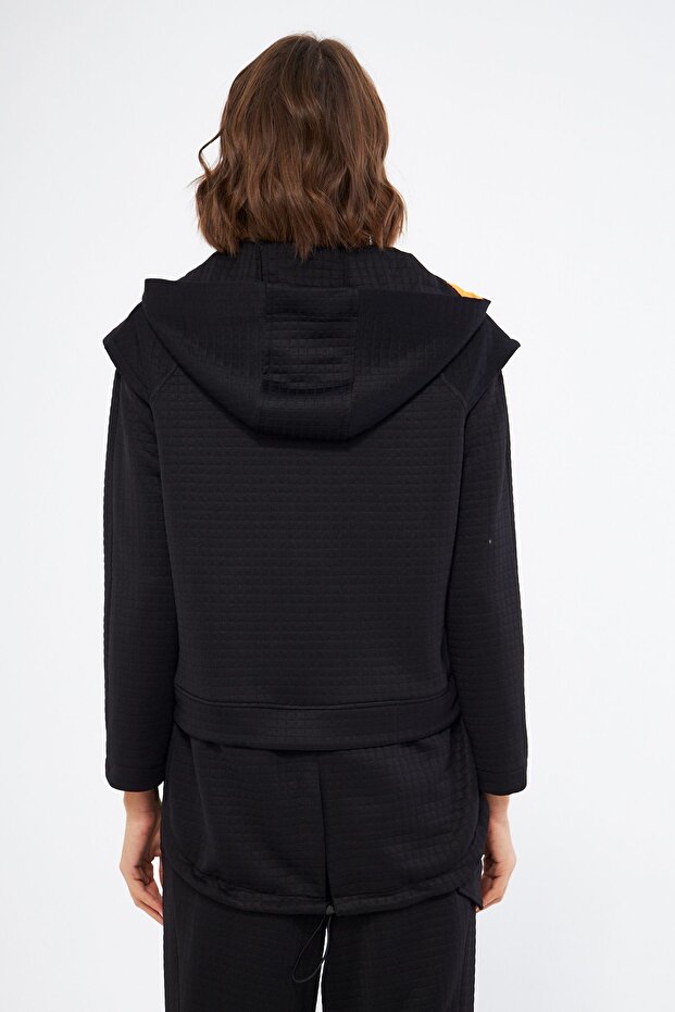 KAPÜŞONLU BASIC SWEATSHIRT - 7