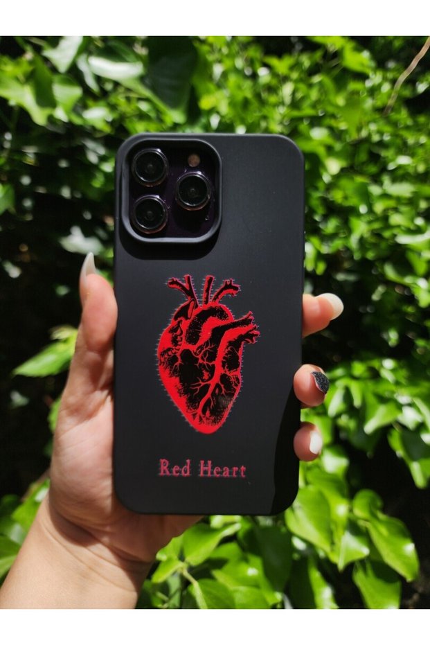 Balporsuku Compatible with Xiaomi Redmi 12 C Bkdyg Printed Cases Red Heart