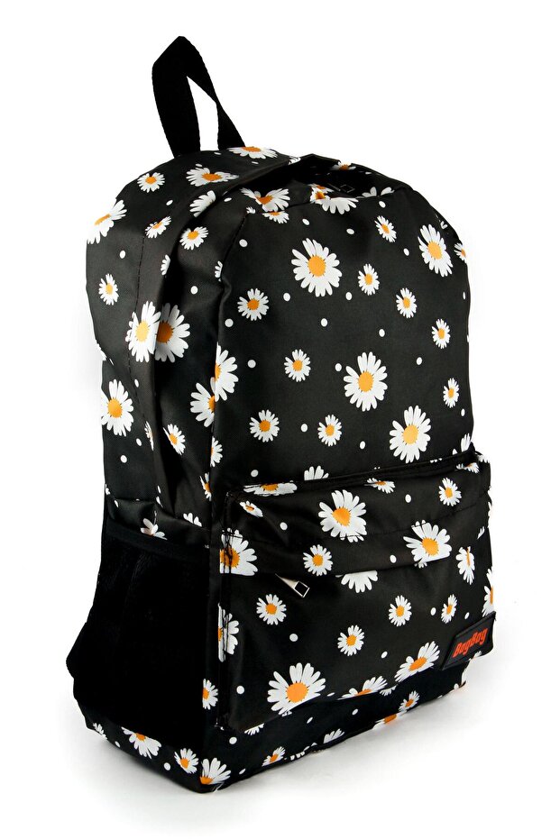 Unisex Daisy Patterned Digital Printed Daily and School Backpack