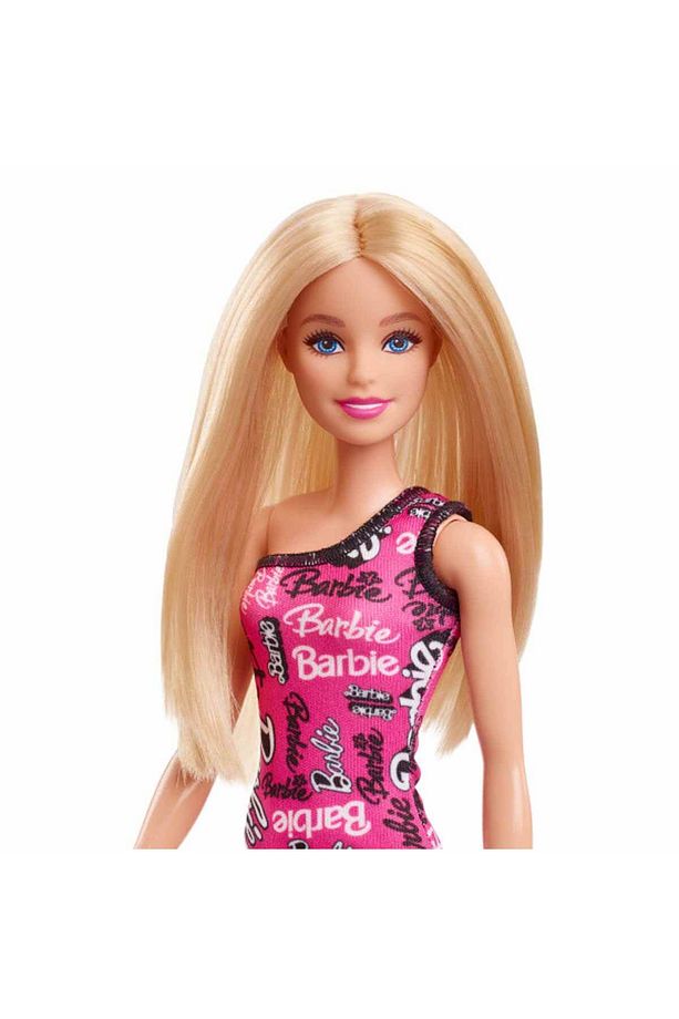 Şık Barbie - Sarışın Pembe Elbiseli - 4