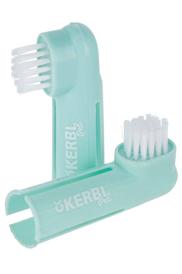 Dog Toothbrush 2 Pcs Turquoise
