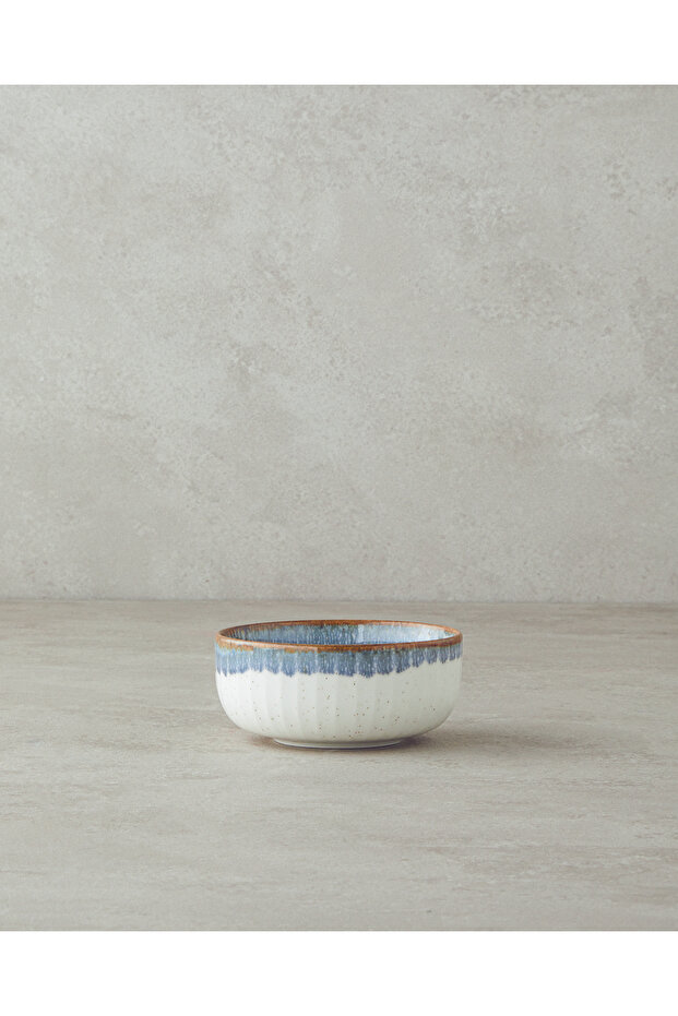 Snacky Porcelain Bowl Blue
