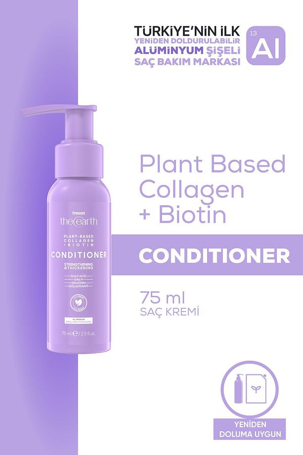 Plant Based Collagen +biotin Şampuan 75 Ml + Saç Kremi 75 Ml - 4