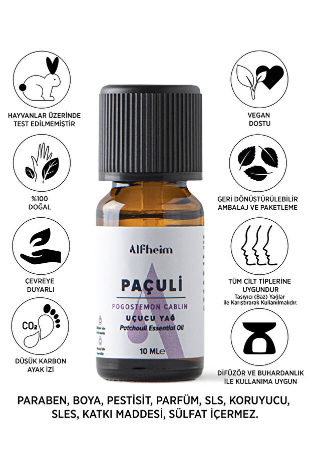 Patchouli Essential Oil / Patchouli Oil / Aromatherapy / Fragrance / Essential Oil / Essential Oils / 10 ml