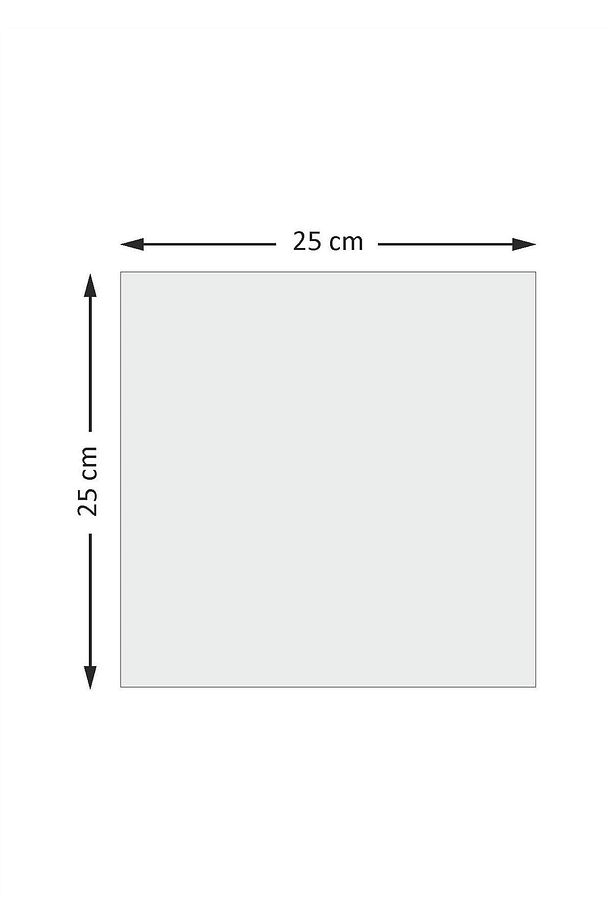 Dekoratif Pleksi Kare Ayna Kendinden Yapışkanlı 4 Adet 25 X 25 - 3
