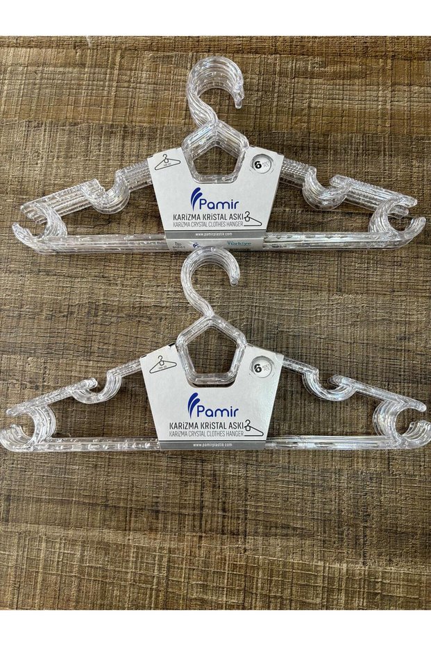 Crystal Clear Large Size Clothes Hanger (12 Pieces) Crystal Clear Large Size Clothes Hanger (12 Pieces)