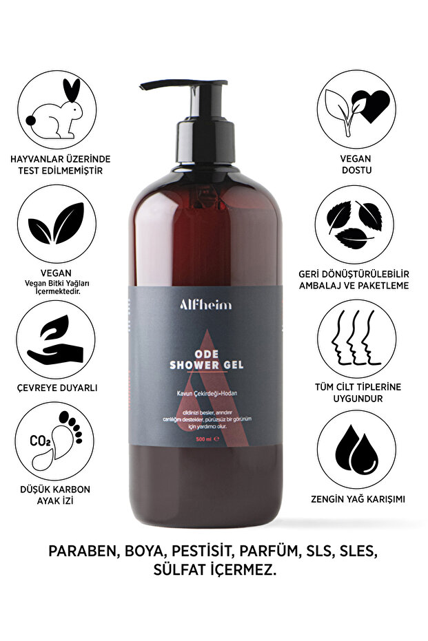 Ode Shower Gel/ Ode Shower Gel with Vitamin B3 Prevents Cellulite and Skin Sagging 500 ml