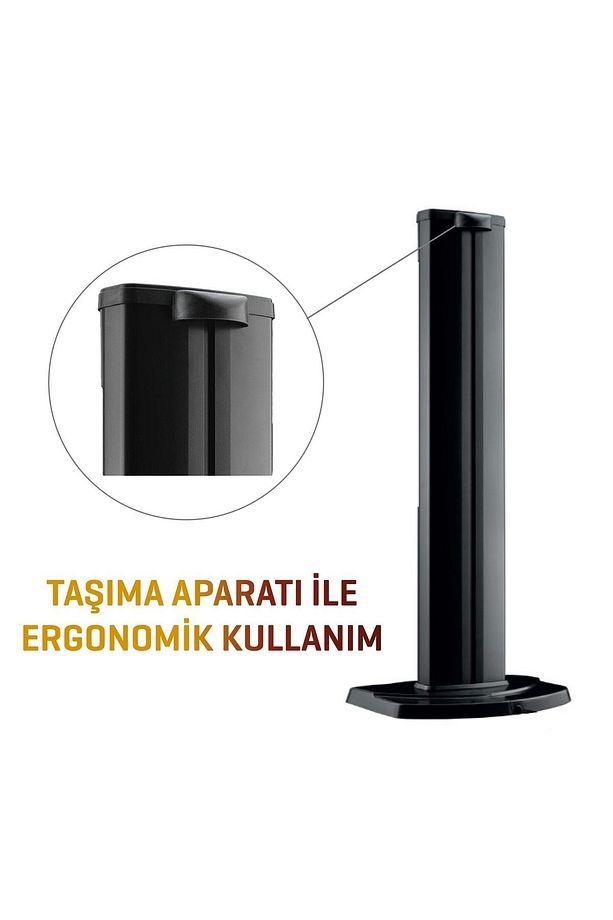 Lxv2000 Siyah Dikey Elektrikli Karbon Isıtıcı Kule Tipi Infrared Isıtıcı - 5