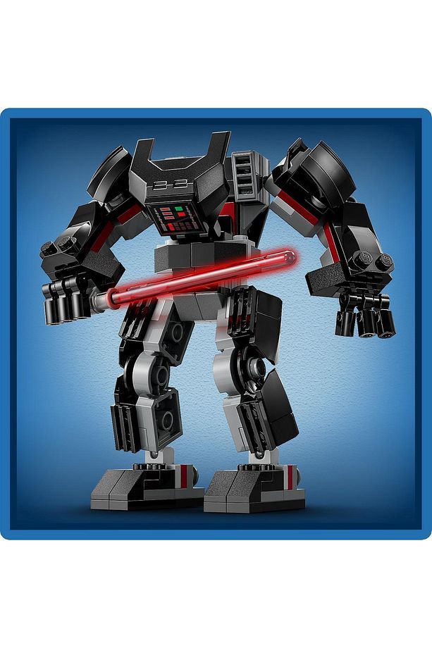shpwvc ™ Darth Vader Robotu 75368-6 Yaş ve Üzeri  Hayranı Çocuklar için Yaratıcı Oyuncak Ya - 4