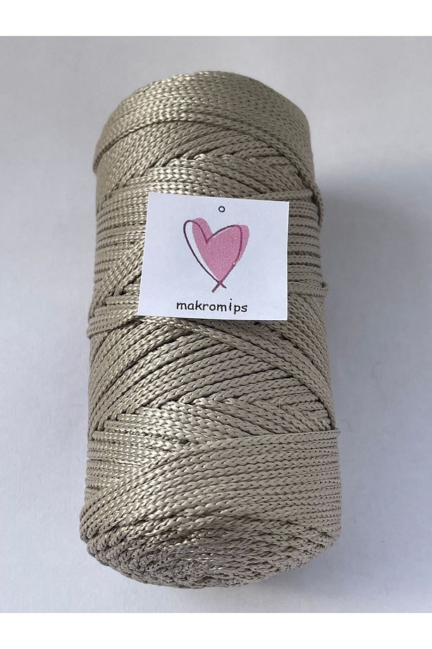 PREMIUM POLYESTER MAKROME İPİ 100 gr 1,5 mm SUPLA SEPET ÇANTA HOBİ ÇOK AMAÇLI  EL ÖRGÜ İP - 1