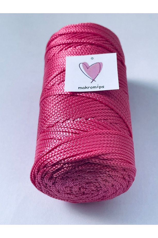 PREMIUM POLYESTER MAKROME İPİ 100 gr 1,5 mm SUPLA SEPET ÇANTA HOBİ ÇOK AMAÇLI  EL ÖRGÜ İP - 1