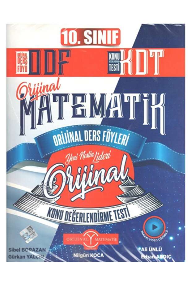 Orijinal 10. Sınıf Matematik ODF KDT Ders Föyleri Seti - 1